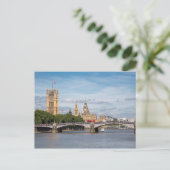 Der Palast Westminster & Lambeth Bridge Postkarte (Stehend Vorderseite)