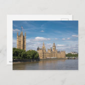 Der Palast Westminster & Lambeth Bridge Postkarte (Vorne/Hinten)
