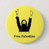 Der palästinensische Widerstand gegen den palästin Button (Vorderseite)