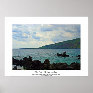 Der Pali ~ Kealakekua Bay Poster