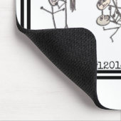 Der Palin Lärm, durch Jeanne Devon Mousepad (Ecke)