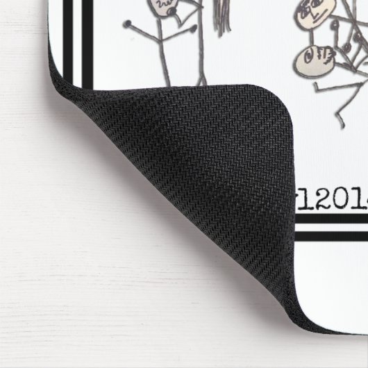 Der Palin Lärm, durch Jeanne Devon Mousepad (Ecke)