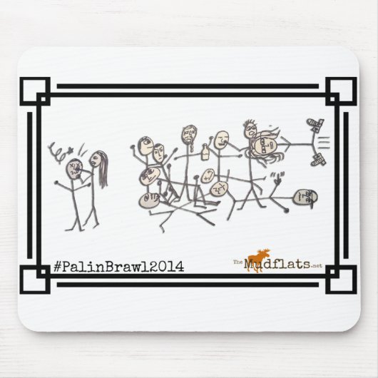 Der Palin Lärm, durch Jeanne Devon Mousepad (Vorne)