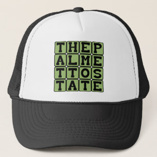 Der Palmetto-Staat, South Carolina Nickname Truckerkappe