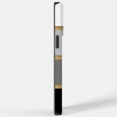 Der Palomino (schwarzer Farbverlauf/goldene Streif Case-Mate iPhone Hülle (Rückseite / Rechts)