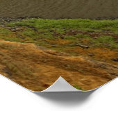 Der Palouse Falls Staat Park liegt 200 Meter hoch Poster (Ecke)