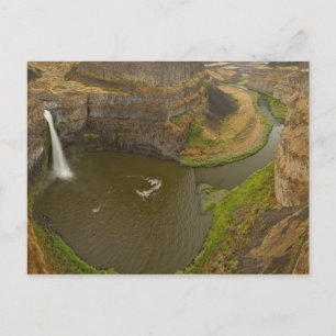 Der Palouse Falls Staat Park liegt 200 Meter hoch Postkarte