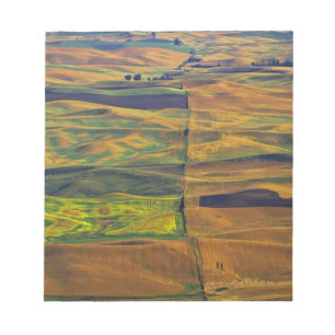 Der Palouse von Steptoe Butte, Colfax, Notizblock