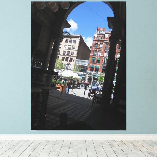 Der Palvillion Leinwanddruck (Insitu (Holzboden))