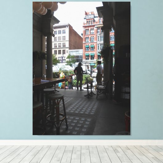 Der Palvillion Leinwanddruck (Insitu (Holzboden))