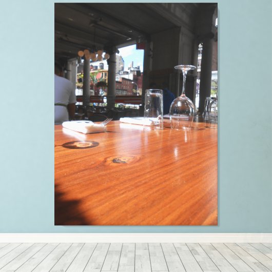 Der Palvillion Leinwanddruck (Insitu (Holzboden))