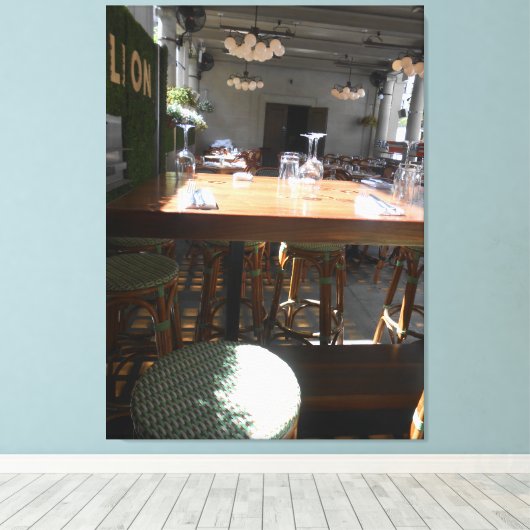 Der Palvillion Leinwanddruck (Insitu (Holzboden))