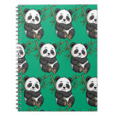 Der Panda-Bär für Ideen Notizblock (Vorderseite)