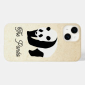 Der Panda-Farbblock Case-Mate iPhone Hülle (Rückseite (Horizontal))