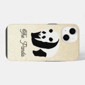 Der Panda-Farbblock iPhone Hülle (Rückseite (Horizontal))