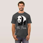 Der Panda-Farbblock T-Shirt (Vorne ganz)