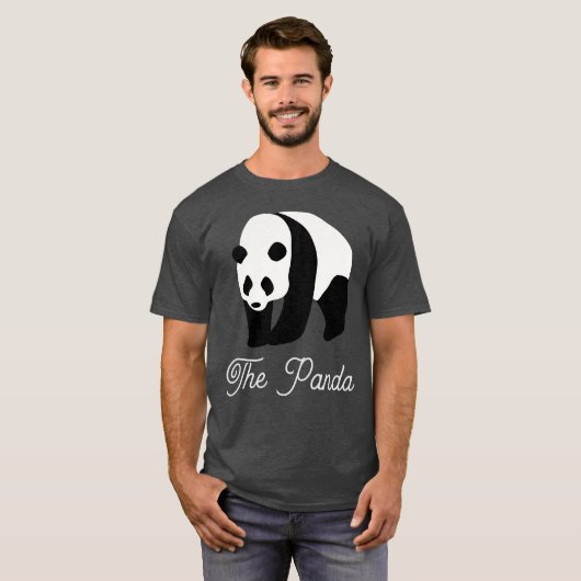 Der Panda-Farbblock T-Shirt (Vorne ganz)