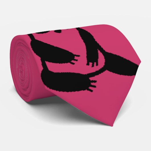 Der Panda Krawatte (Gerollt)