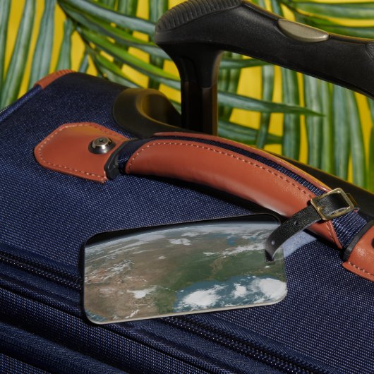 Der Panoramaplanet Erde und die USA. 2 Gepäckanhänger (Vorderseite Insitu 3)
