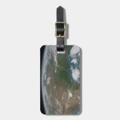 Der Panoramaplanet Erde und die USA. 2 Gepäckanhänger (Vorderseite vertikal)