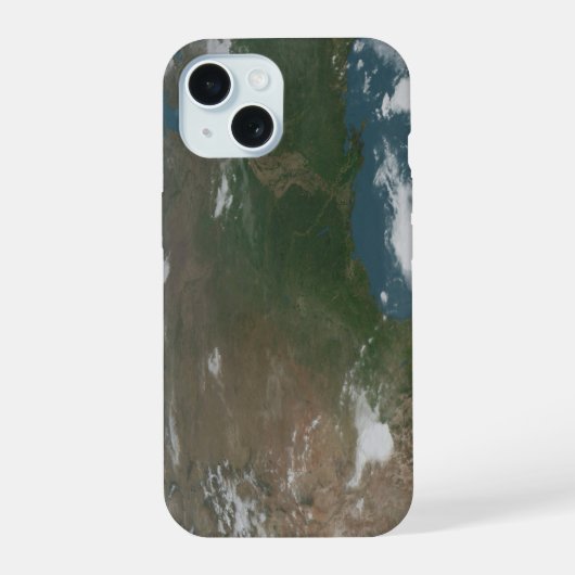 Der Panoramaplanet Erde und die USA. 2 iPhone 15 Hülle (Rückseite)