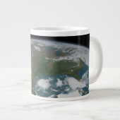 Der Panoramaplanet Erde und die USA. 2 Jumbo-Tasse (Vorderseite Rechts)