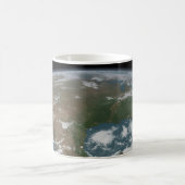 Der Panoramaplanet Erde und die USA. 2 Kaffeetasse (Mittel)