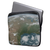 Der Panoramaplanet Erde und die USA. 2 Laptopschutzhülle (Vorderseite Links)