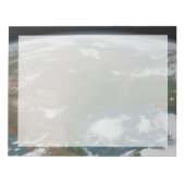 Der Panoramaplanet Erde und die USA. 2 Notizblock (Vorderseite)