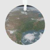 Der Panoramaplanet Erde und die USA. 2 Ornament (Rückseite)