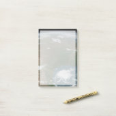 Der Panoramaplanet Erde und die USA. 2 Post-it Klebezettel (Auf Schreibtisch)