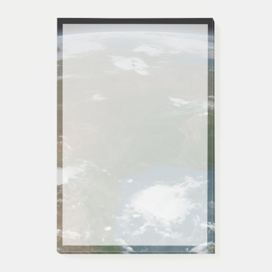 Der Panoramaplanet Erde und die USA. 2 Post-it Klebezettel (Vorderseite)