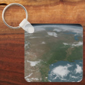 Der Panoramaplanet Erde und die USA. 2 Schlüsselanhänger (Vorderseite)