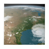 Der Panoramaplanet Erde und die USA. Fliese (Vorderseite)