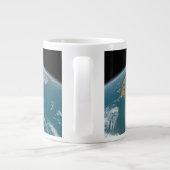 Der Panoramaplanet Erde und die USA. Jumbo-Tasse (Rückseite)