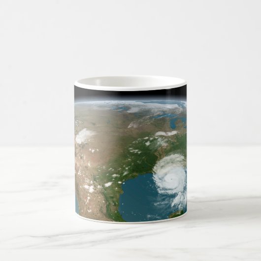 Der Panoramaplanet Erde und die USA. Kaffeetasse (Mittel)