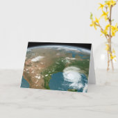 Der Panoramaplanet Erde und die USA. Karte (Gelbe Blume)