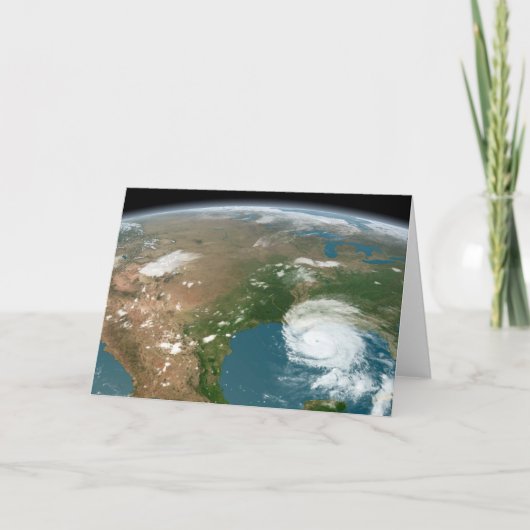 Der Panoramaplanet Erde und die USA. Karte (Vorderseite)