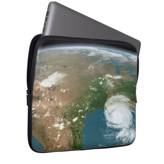 Der Panoramaplanet Erde und die USA. Laptopschutzhülle (Vorne Rechts)