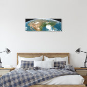 Der Panoramaplanet Erde und die USA. Leinwanddruck (Insitu (Schlafzimmer))