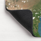 Der Panoramaplanet Erde und die USA. Mousepad (Ecke)