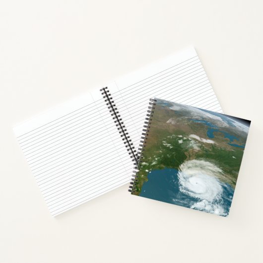 Der Panoramaplanet Erde und die USA. Notizblock (Innenseite)