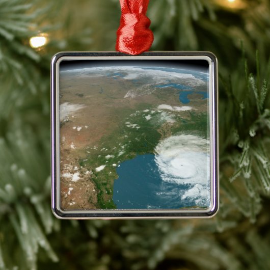 Der Panoramaplanet Erde und die USA. Ornament Aus Metall (Baum)