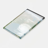 Der Panoramaplanet Erde und die USA. Post-it Klebezettel (angewinkelt)