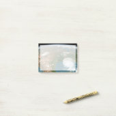 Der Panoramaplanet Erde und die USA. Post-it Klebezettel (Auf Schreibtisch)