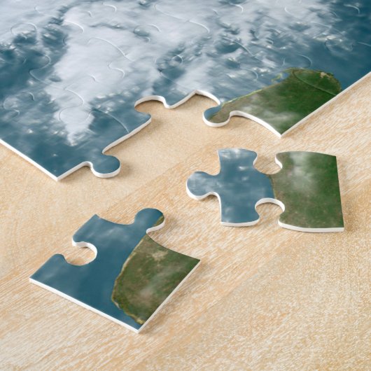 Der Panoramaplanet Erde und die USA. Puzzle (Seite)