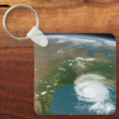 Der Panoramaplanet Erde und die USA. Schlüsselanhänger (Vorderseite)