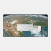 Der Panoramaplanet Erde und die USA. Schreibtischunterlage (Tastatur & Maus)