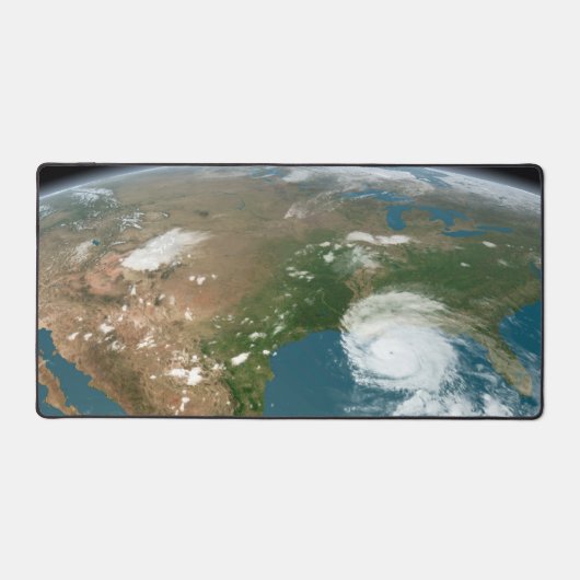 Der Panoramaplanet Erde und die USA. Schreibtischunterlage (Vorderseite)