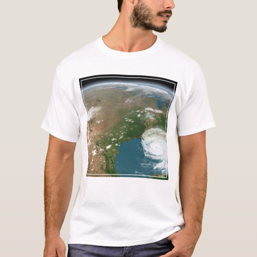 Der Panoramaplanet Erde und die USA. T-Shirt (Vorderseite)
